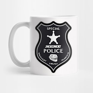 Meme Police badge Mug